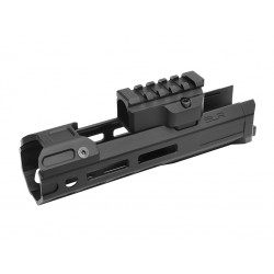 SLR Airsoftworks 6.5" Light Mlok EXT Extended Handguard for Tokyo Marui AKM GBBR