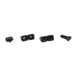 SLR Airsoftworks M4 Rails Wedge Set Black